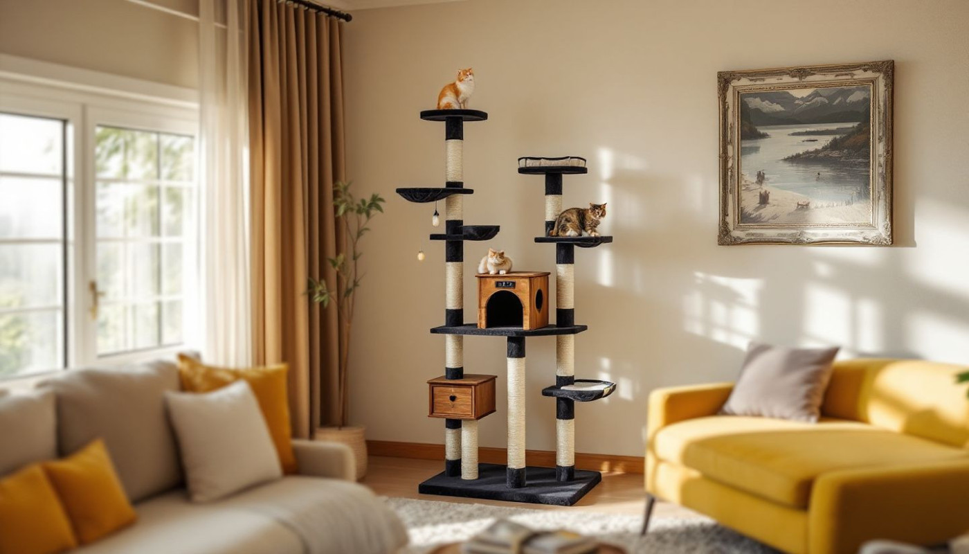 Comment choisir l'arbre à chat idéal pour votre grand félin ?